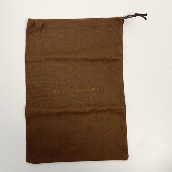 Elie Tahari Brown Dust Bag 12.5” X 8.5” New - Picture 1 of 6